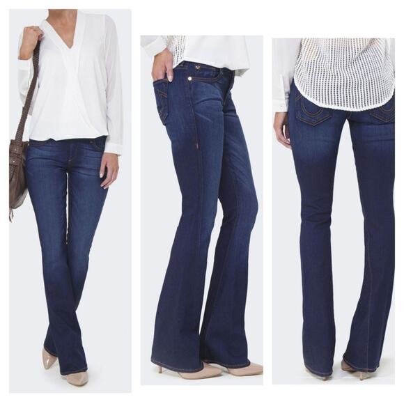True Religion Becca Twisted Flare Bootcut Jeans - Picture 1 of 8
